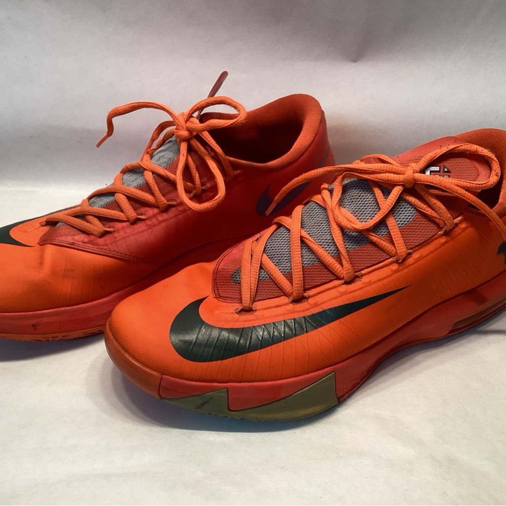 Nike KD 6 NYC 66 Total Orange Size 10.5 Basketball 599424-800 Kevin Durant 2013 - Picture 2 of 6